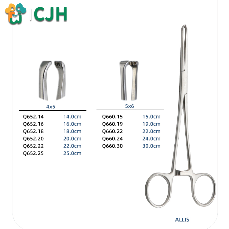 Allis Tissue Forceps, Veterinary Surgical Instruments  - 4